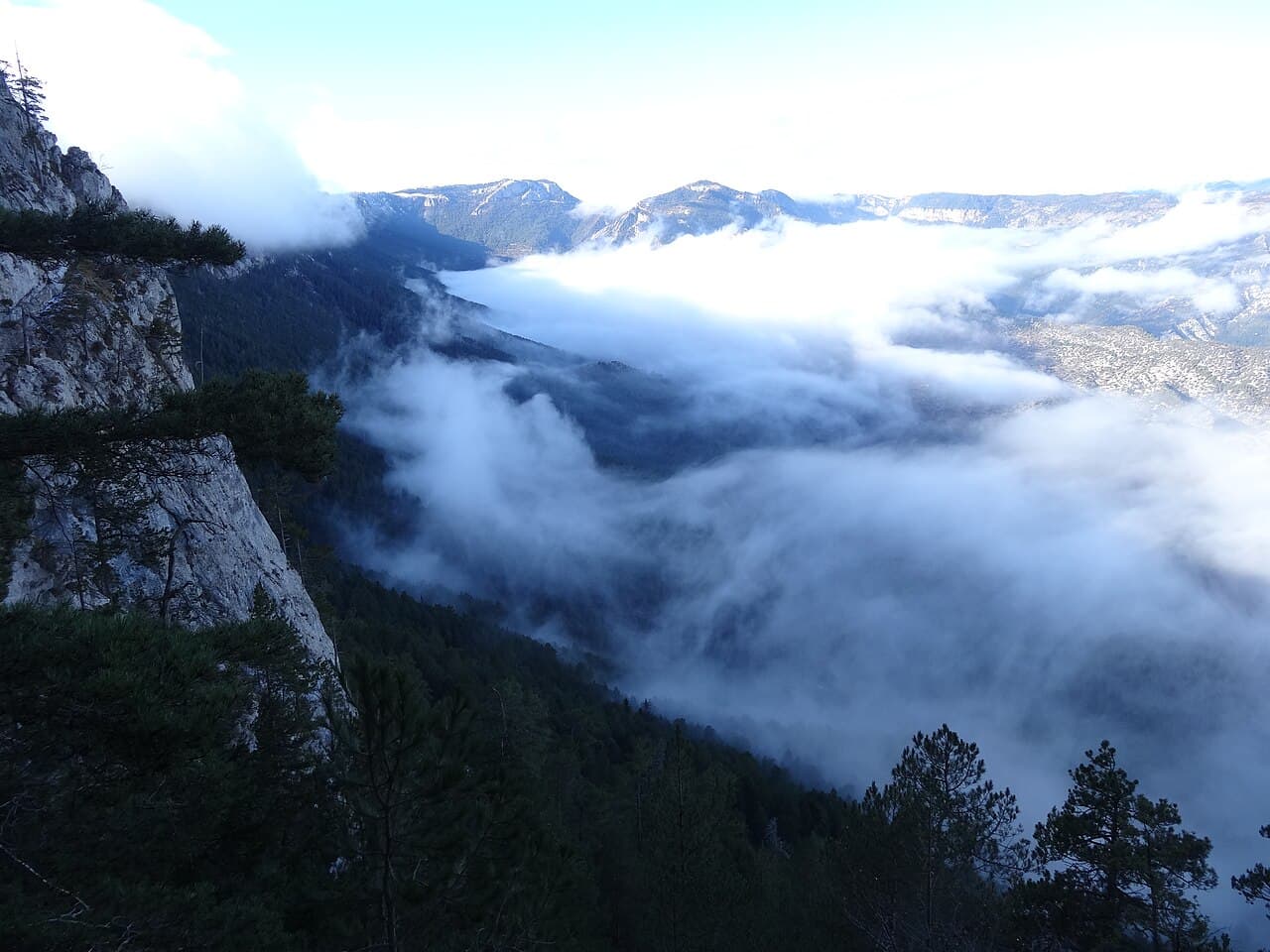 EliziR - Cap de Boumort i Vall de Cabó des de la Canal Llovera (gener 2013)